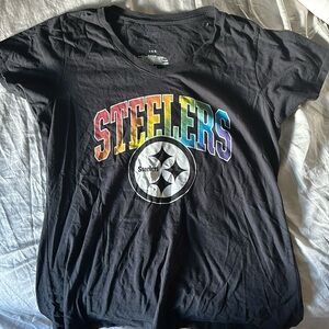 Like new Pittsburgh Steelers LGBT+ PRIDE v neck